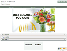 Tablet Screenshot of floralartsofflagstaff.com